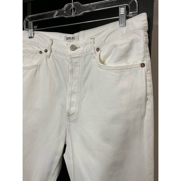 Agolde Riley High Rise Straight Jeans Size 30 - Picture 4 of 10